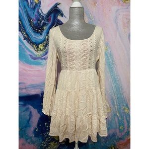 Red and Cream Country dress